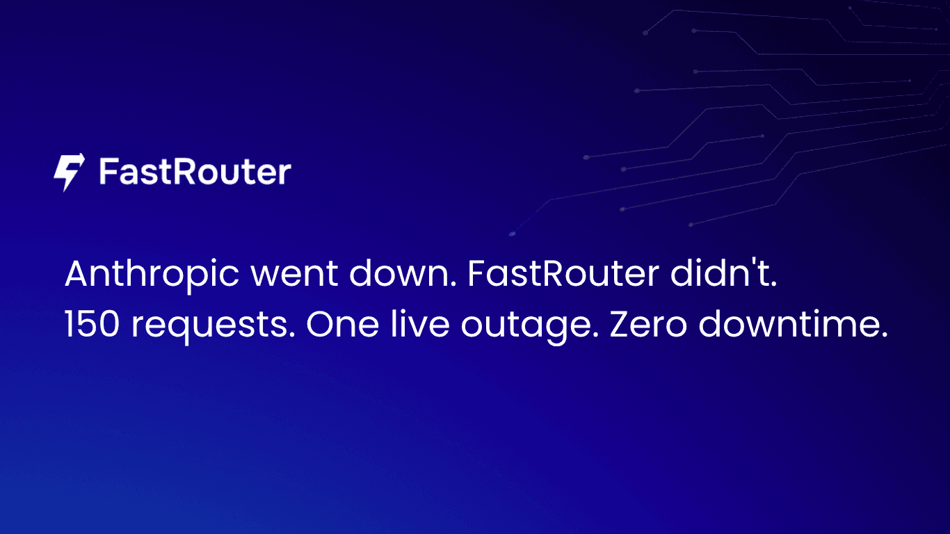 150 requests. One live outage. Zero downtime.