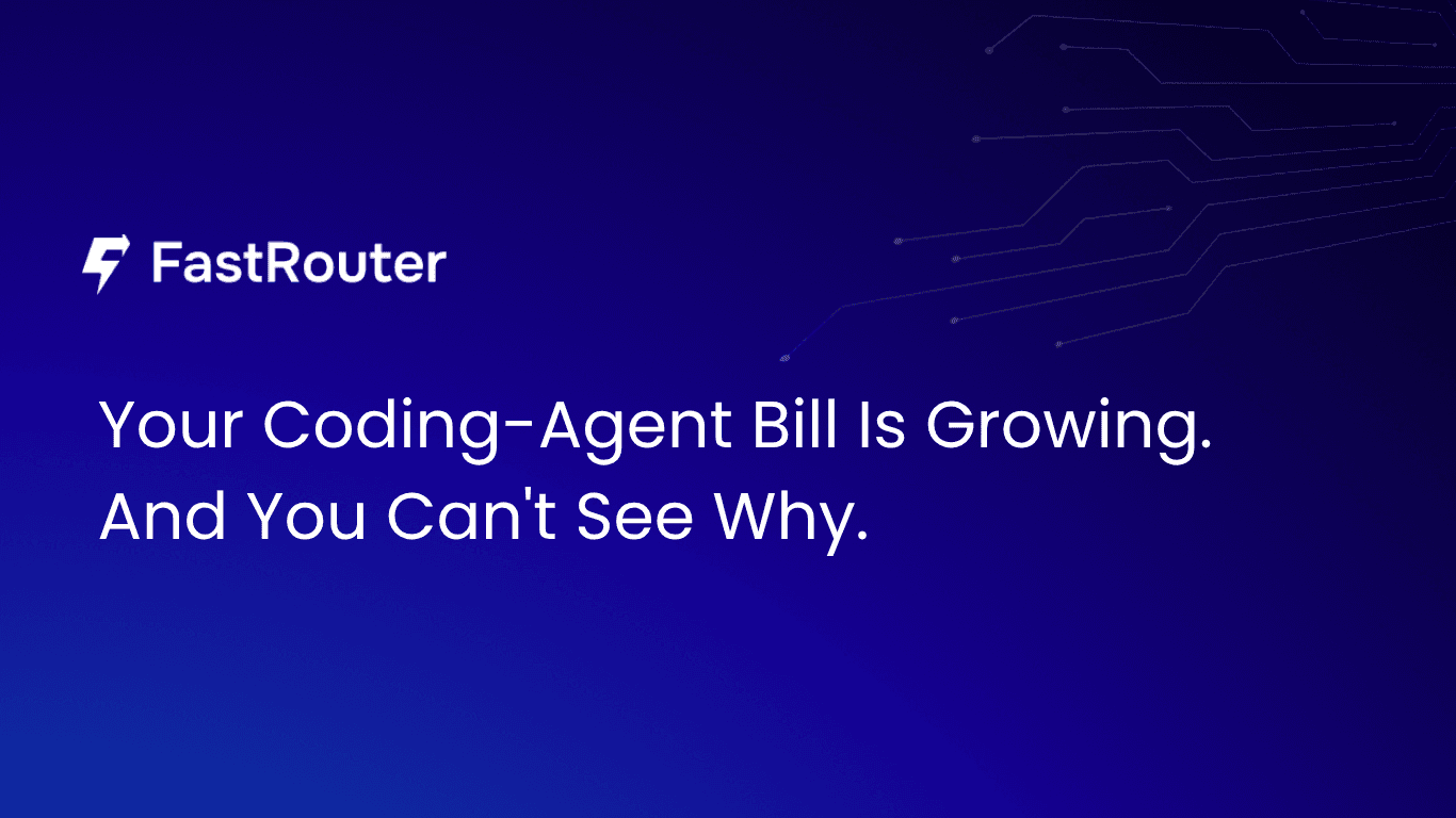Your Coding-Agent Bill Is Growing. And You Can't See Why.